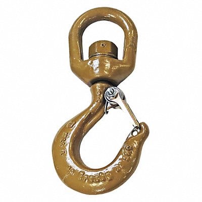 Swivel Hook Alloy Steel 22 000 lb Gold