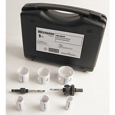 Bi-Metal Hole Saw Utility Kit 8 pcs.