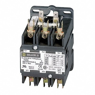 H2646 DefPurposeMagContactor 440/480VAC 3P 90A