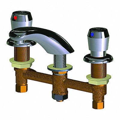 Low Arc Chrome Chicago Faucets 404