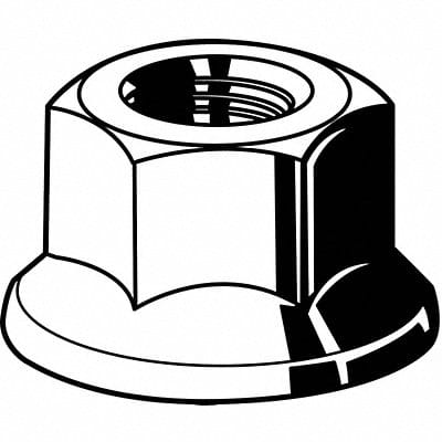 Locknut 5/8 -11 Znc Stl 15/16in 10PK