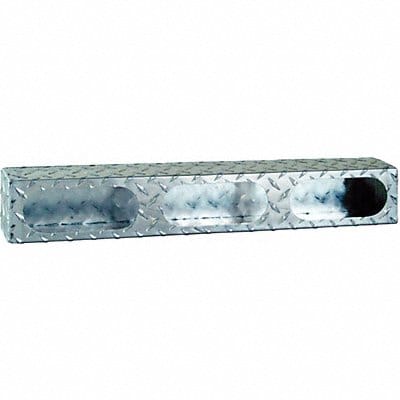 Triple Oval Light Box 3x25x3 in Alum