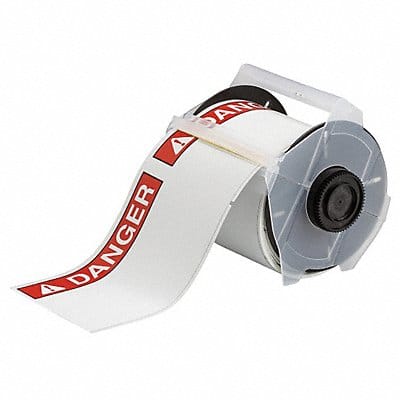 Label 4in.Hx6in.W Poly Film/Acrylic