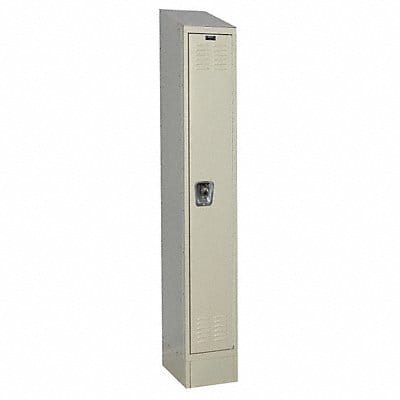 D4813 Wrdrb Lockr Lvrd 1 Wide 1 Tier Tan