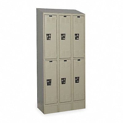 D4821 Wrdrb Lckr 2x3Lckr Tan 83 x36 x15 Assm
