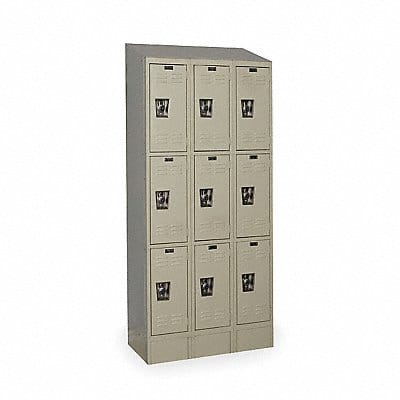D4827 Wrdrb Lckr 3x3Lckr Tan 83 x36 x15 Assm