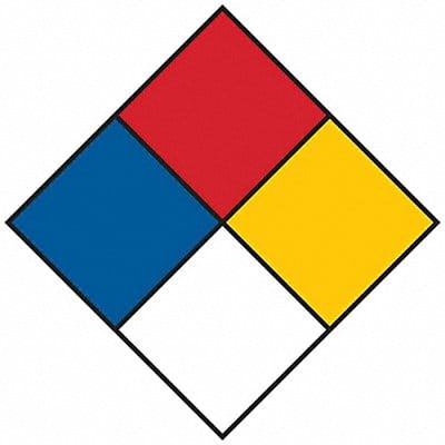 NFPA Sign 5in. H x 5in. W PK5