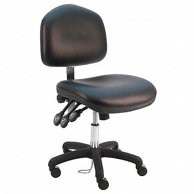 Ergonomic Chair Vinyl Black