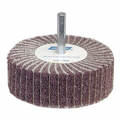 Flap Wheel 2 in Dia 1 in W Medium PK10