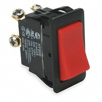 Rocker Switch DPST 4 Connections