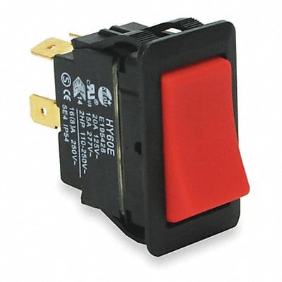 Rocker Switch DPST 4 Connections