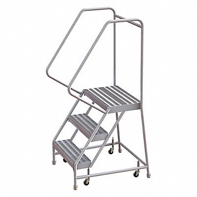 Rolling Ladder 3 Steps Serrated Tread Rolling Ladder 3 Steps Serrated Tread