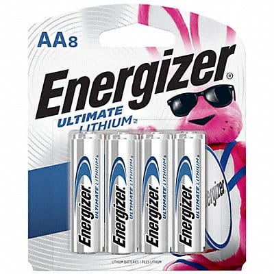 Battery Lithium AA Hi Performance PK8