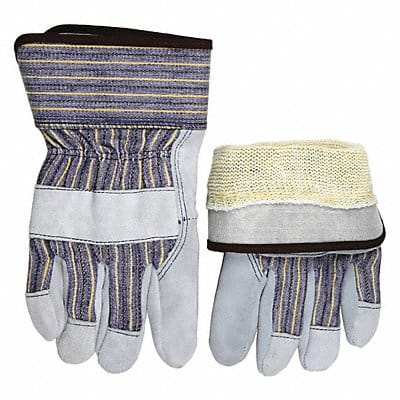 J3478 Leather Gloves Gray M PR