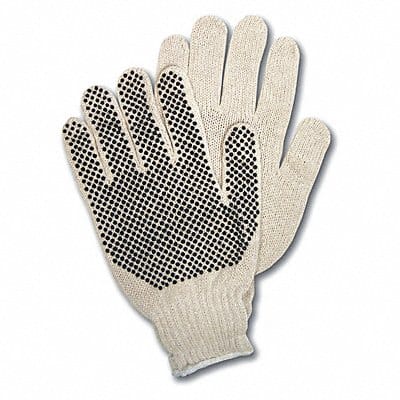 Knit Gloves 9-3/4 L Natural PK12