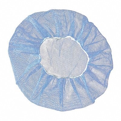 H8273 Hairnet Polyester Blue 24 in PK1000