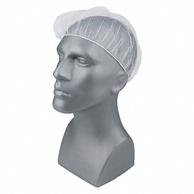 H8268 Hairnet Polyester White 18 in PK100
