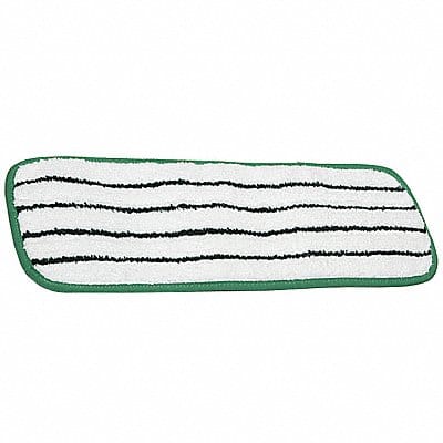 Flat Mop Head Green Microfiber PK10
