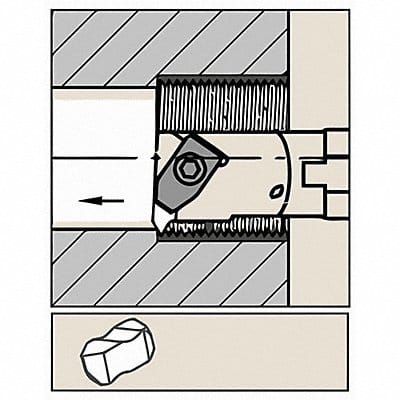 Thread Turning Toolholder A16MNNTOR2