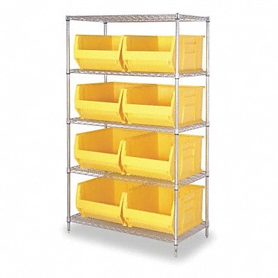 D5605 Bin Shlvng 24inx74inx36in Yellow