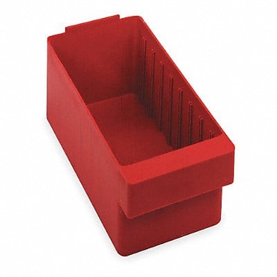F1577 Drawer Bin Red Polystyrene 4 5/8 in