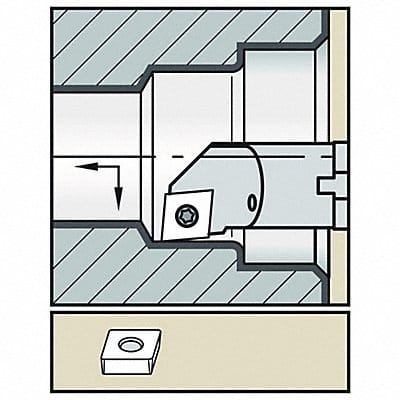 Indexable Boring Bar 1.2000 HSS