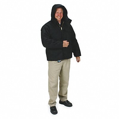 Hooded Arctic Coat Black XL