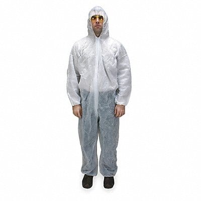D2177 Coveralls 3XL Wht Polypropylene PK25