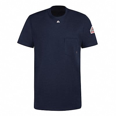 Interlock Tee Navy SS FR Tall L