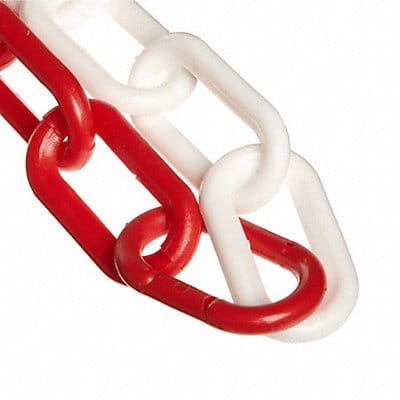 Chain Plastic Red and White 2
