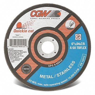 CutOff Whl 4.5x0.035x7/8 T1 ZA60TBFLEX