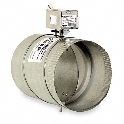 Round Motorized Damper Dia 5 In