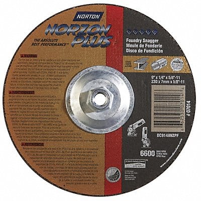 Depressed Ctr. Wheel T27 9in 5/8in-11