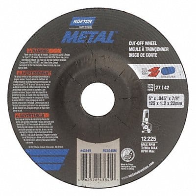 Depressed Ctr Whl T27 5x.045x7/8