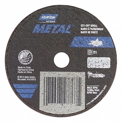 CutOff Wheel Norton Metal 3 x.035 x3/8