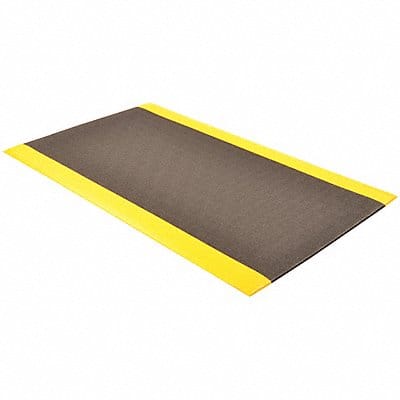 Antifatigue Runner Black YllwBrdr 2x60ft