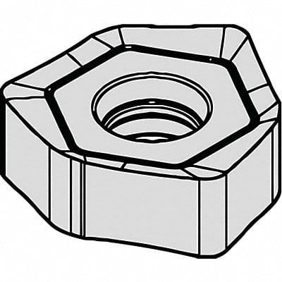 Hex Milling Insert 6.78mm Carbide