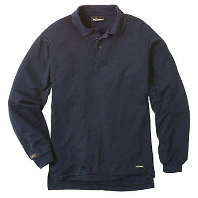 FR Regular Sleeve Shirt Navy 5LR Button