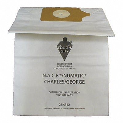 Vacuum Bag Paper 2-Ply Reusable PK10