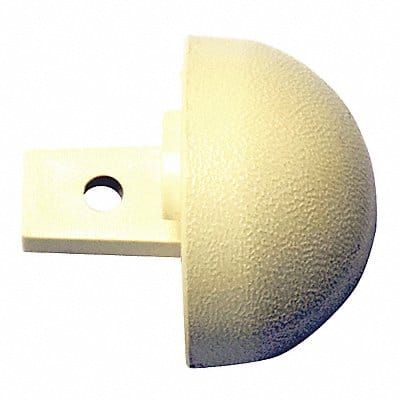 End Cap Interior 1-1/8 In Vinyl Ivory