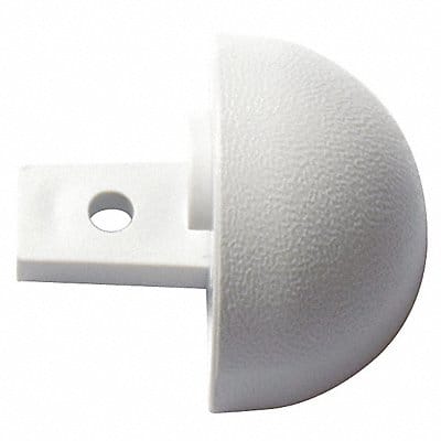 End Cap Interior 1-1/8 In Vinyl Gray