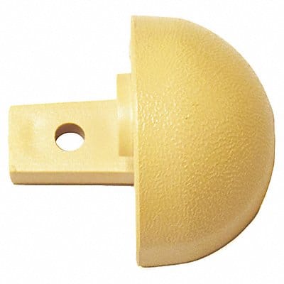 End Cap Interior 1-1/8 In Vinyl Tan