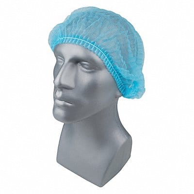 H8287 Bouffant Cap PP Blue 24 in PK100