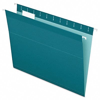 Hanging File Folders Teal PK25