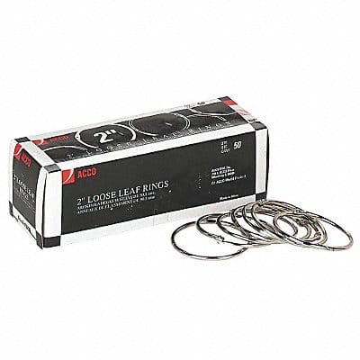 Binder Ring Metal Steel PK50