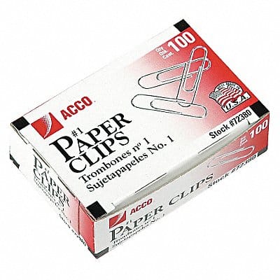Paper Clip Silver Steel Wire PK1000