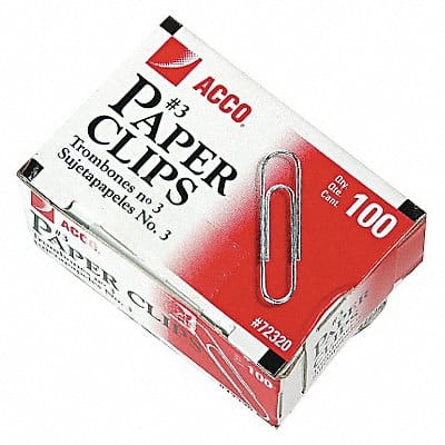 Paper Clip Silver Steel Wire PK1000