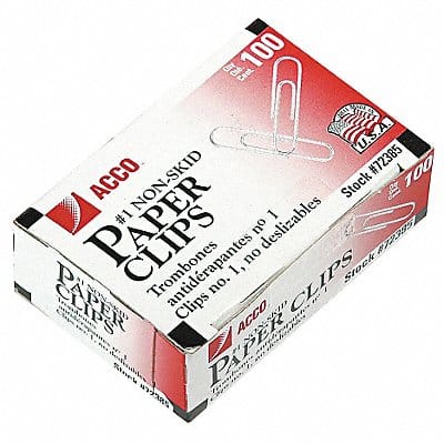 Paper Clip Silver Steel Wire PK1000