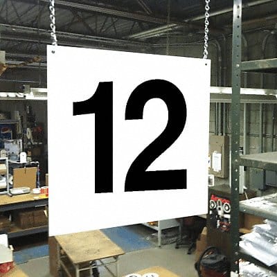 Hanging Aisle Sign Legend 12