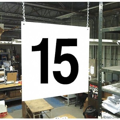 Hanging Aisle Sign Legend 15 Hanging Aisle Sign Legend 15
